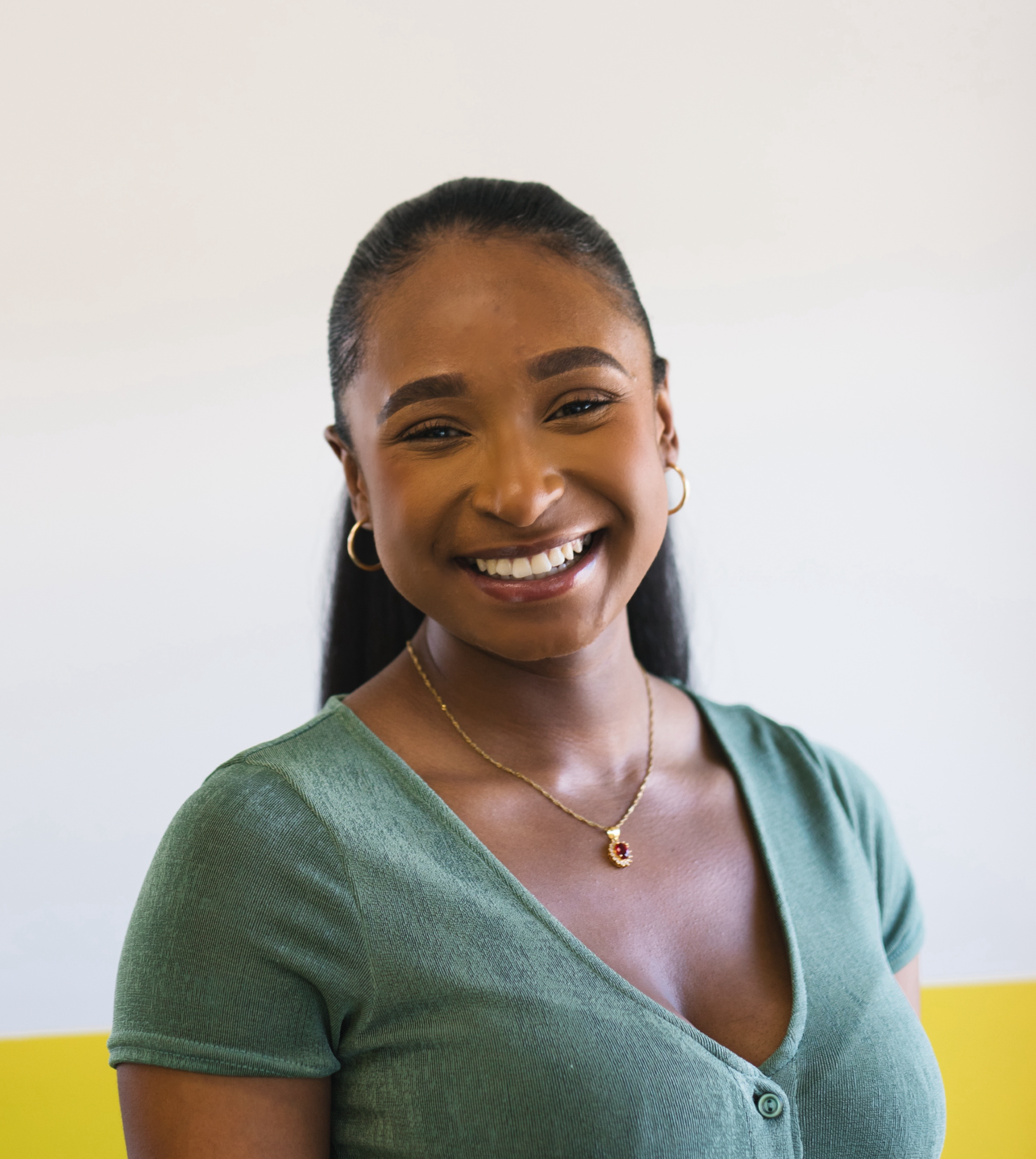 A headshot of Jada Baron, Front End Developer.
